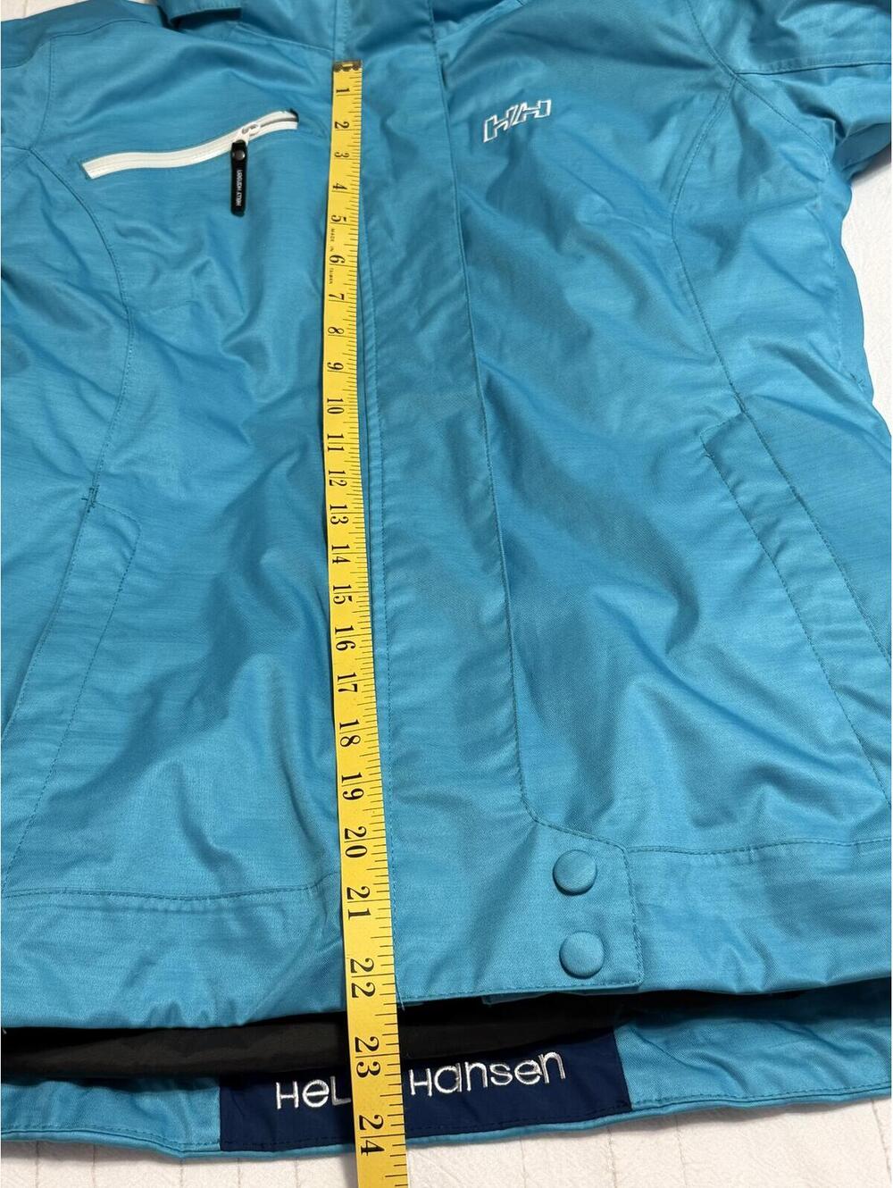 Helly Hansen Helly Tech Ski Jacket Aqua Blue Fitted Women's Small - Picture 7 of 9